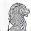 Singapore expertise icon - Merlion outline
